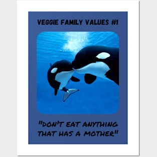 Veggie Family Values #1 (Orca) Posters and Art